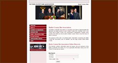 Desktop Screenshot of butlercountybar.org